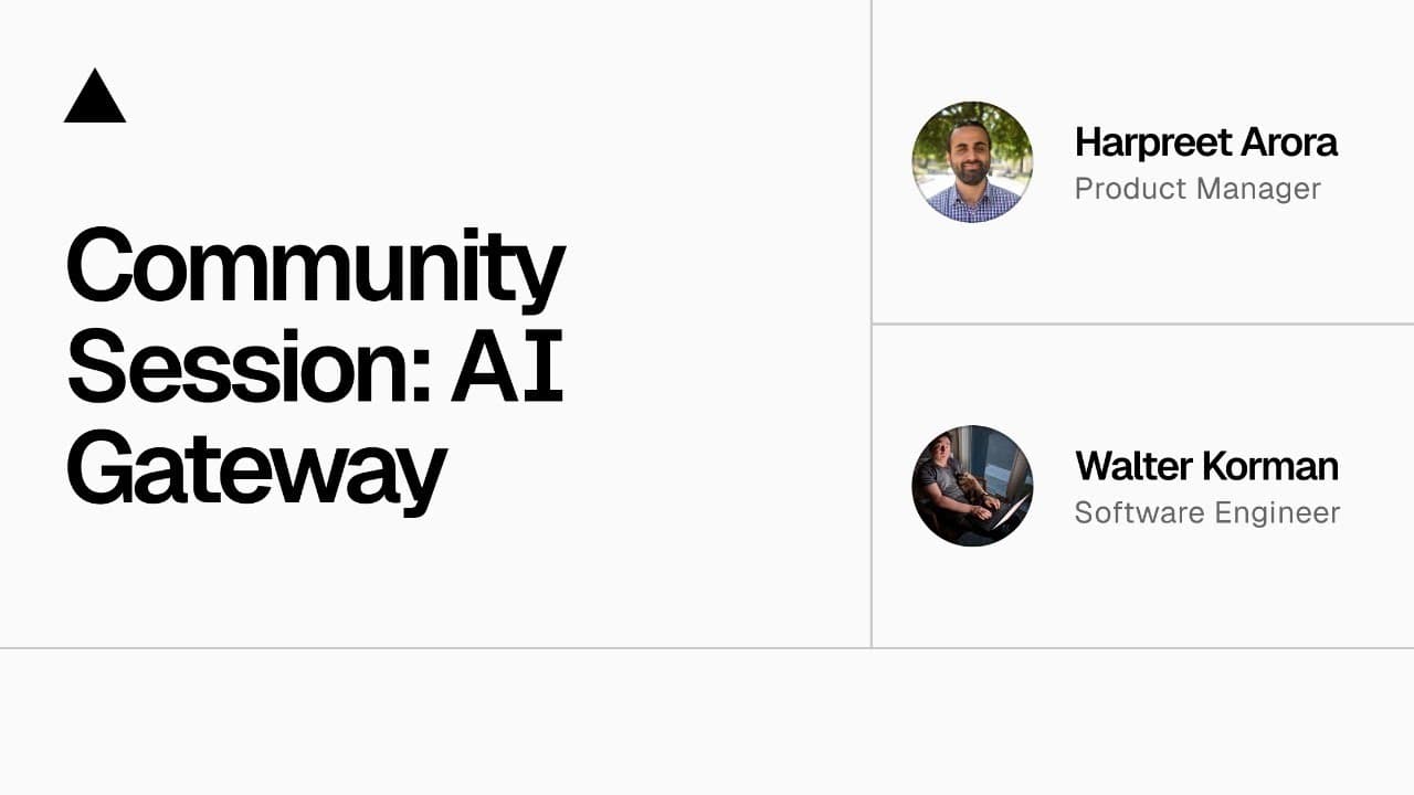 Community Session: AI Gateway