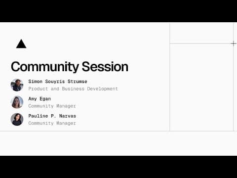 Community Session: Show don't tell - Using v0 to close deals