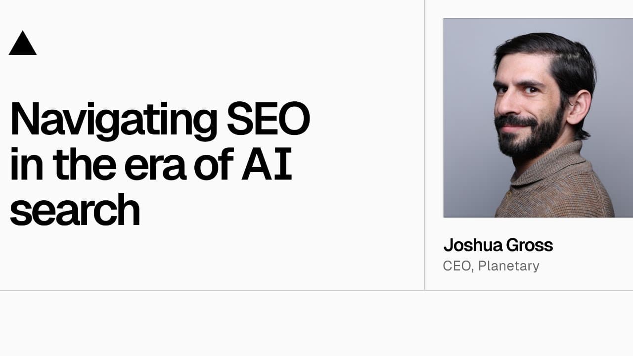 Community Session: Navigating SEO in the era of AI search