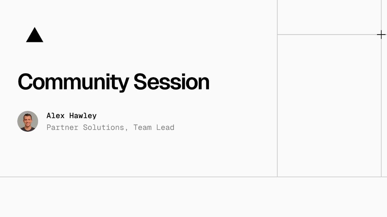 Community Session: Sitecore Optimization