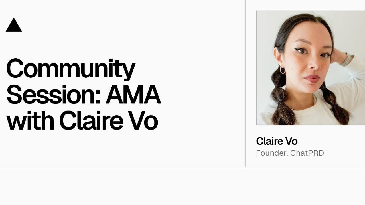 Community Session: v0 AMA with Claire Vo