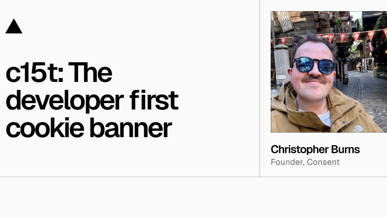 Community Session: c15t - the developer first cookie banner