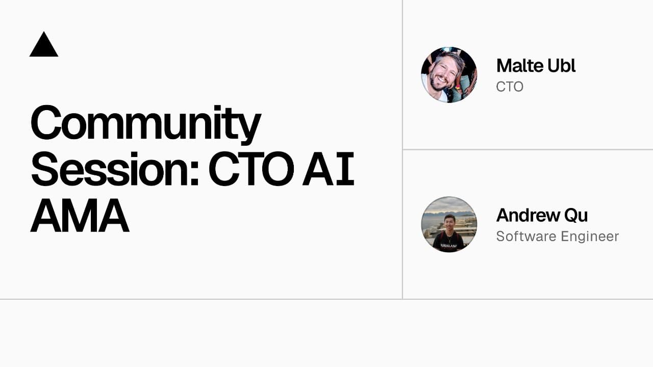Community Session: CTO AI AMA
