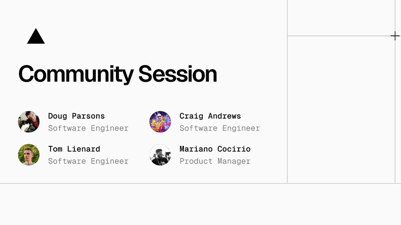 Community Session: Chat with the Fluid compute team